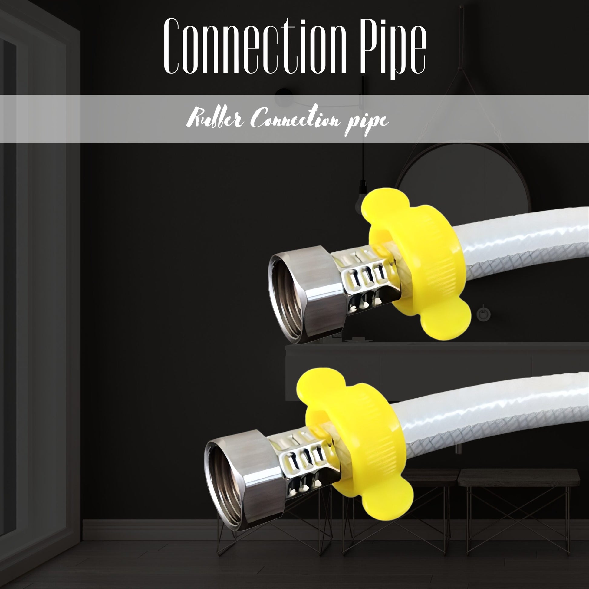 Connection Pipe 24'' & 30'' - Commode Connection Pipe - Flush Tank Connection Pipe