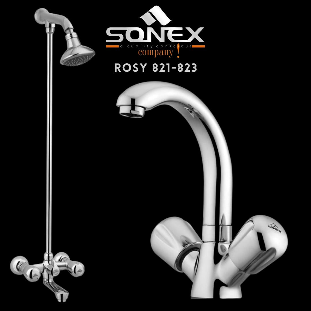 Sonex ROSY 821-823 Bath Set ? Sonex Sanitary Fittings