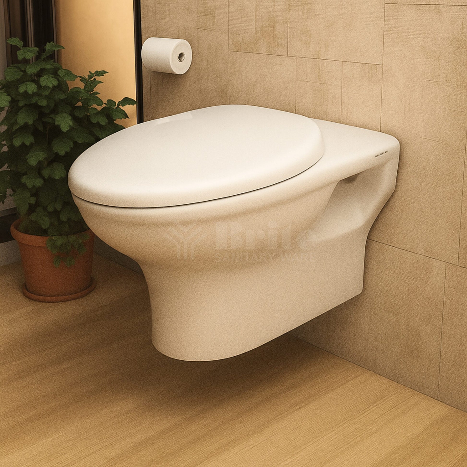 Wall hang 001 Commode Brite - Brite Ceramics