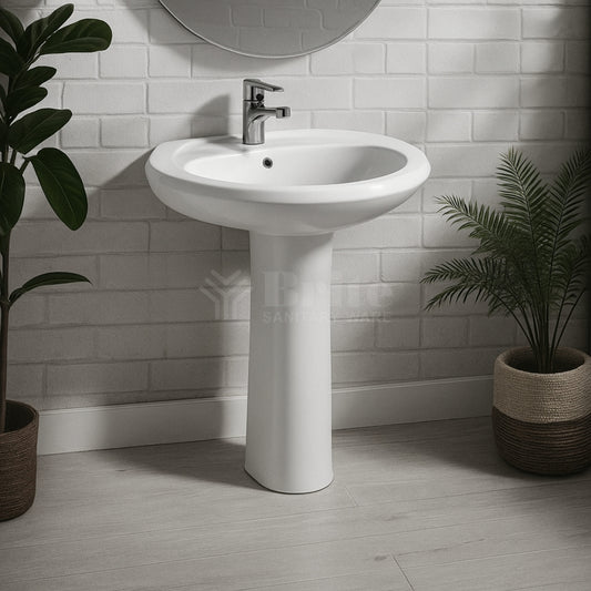 Brite 16x22 Wash Basin Pedestal - Brite Sanitary Ware
