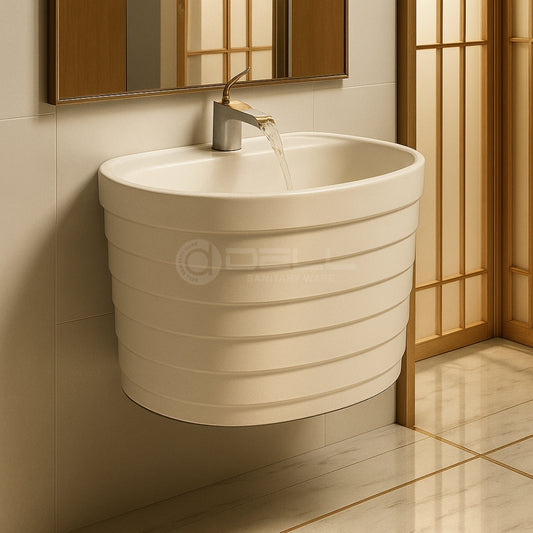 Dell Wall Hang Basin 3 - Dell Ceramics - Dell Sanitary Ware