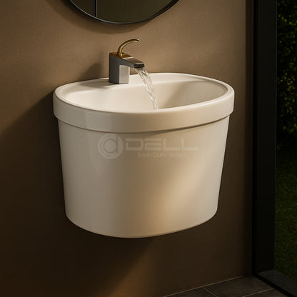 Dell Wall Hang Basin 2 - Dell Ceramics - Dell Sanitary Ware