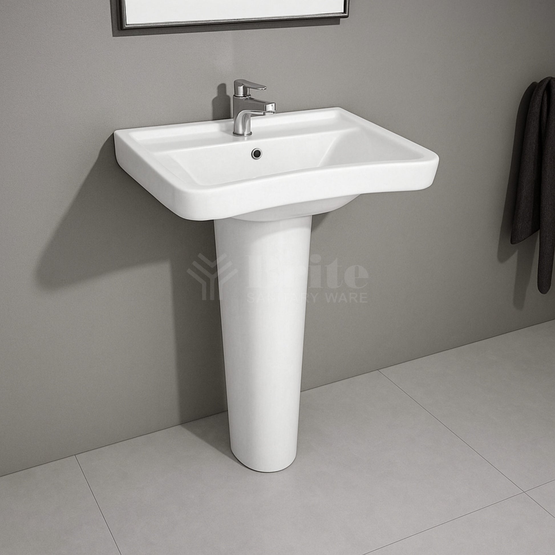 Brite Atlas Wash Basin Pedestal - Brite Sanitary Ware