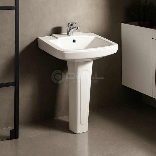 Dell Super Wash Basin Pedestal - Dell Sanitary Ware