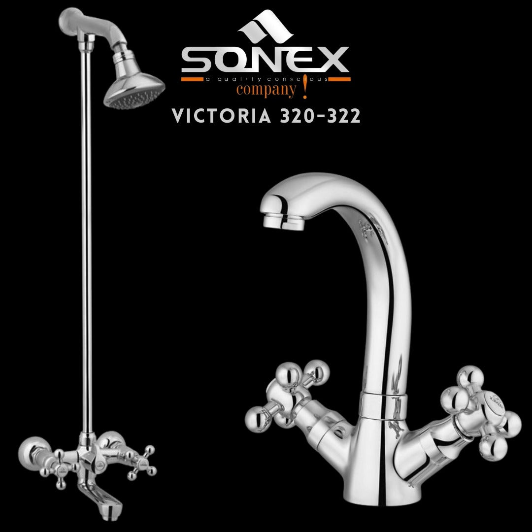 Sonex VICTORIA 320-322 Bath Set – Sonex Sanitary Fittings