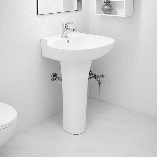 Dell 3 wash basin pedestal - Dell Sanitary Ware