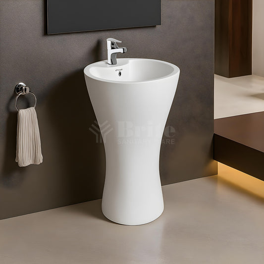 Brite New Round One Piece Basin - Brite Sanitary Ware