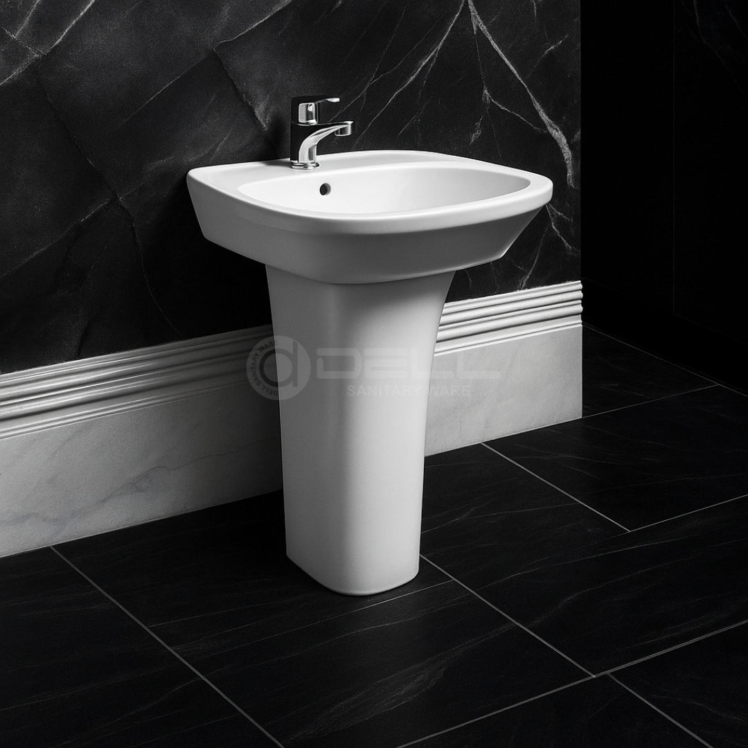 Dell Ceramics Wash Basin Pedestal - Dell 1 - Dell Sanitary Ware