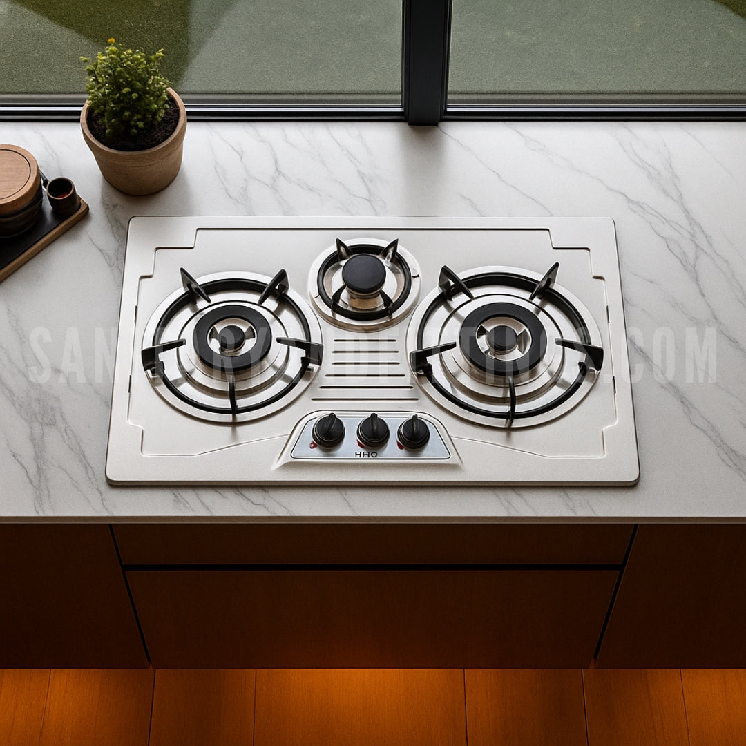 Gas Stove RINO RS-919 Auto Ignition Three Burner HOB