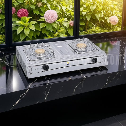 RINO RS101 Gas Stove Manual Double Burner Kitchen Stove