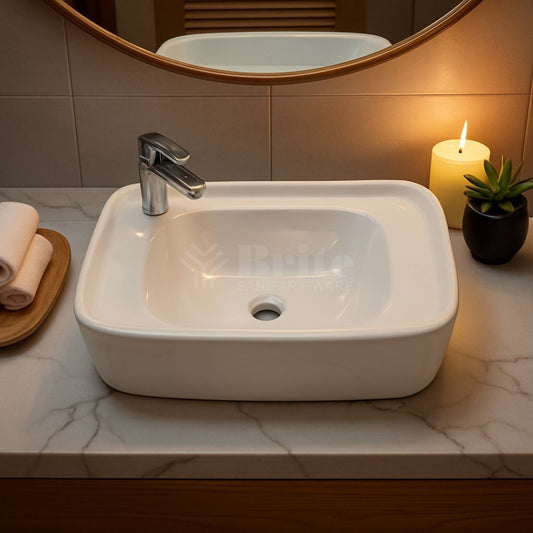 Brite 007 Vanity Wash Basin - Brite Sanitary Ware