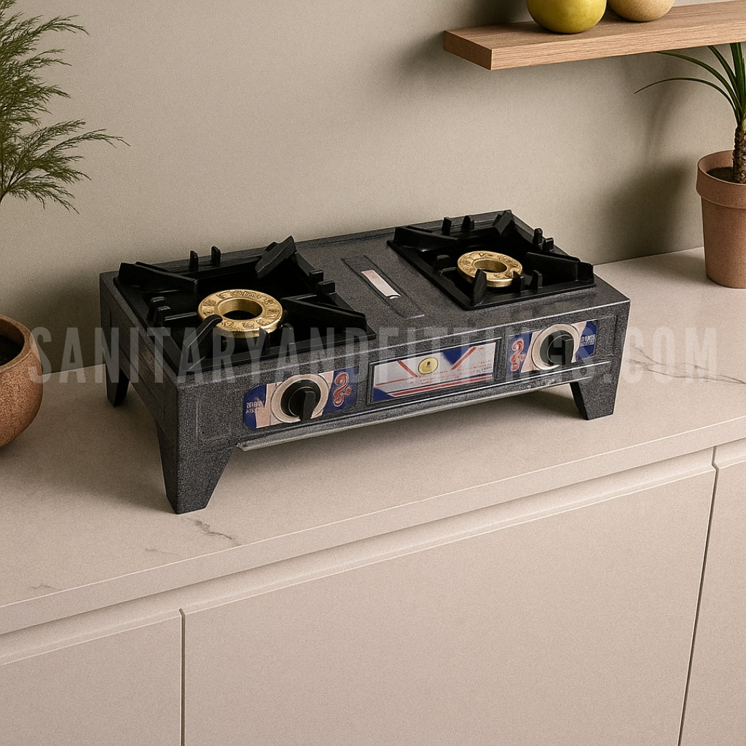 Gas Stove RINO RS200 Auto Double Burner Kitchen Stove