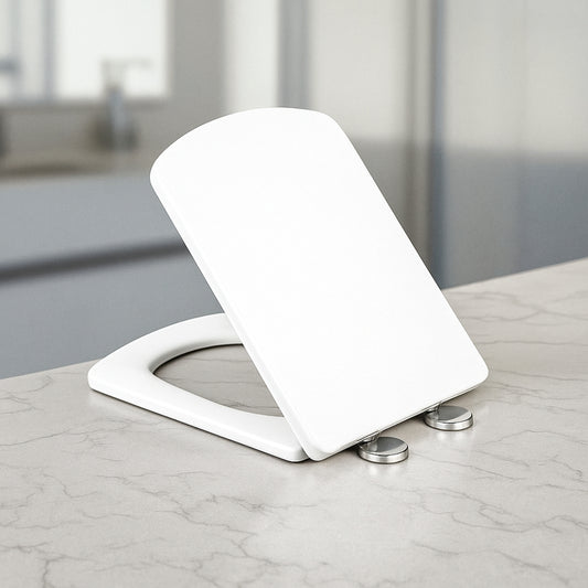 Detachable Hydraulic Commode Seat Cover S-180 SOLO – Commode Lid – Plastic Commode Seat Cover Hydraulic