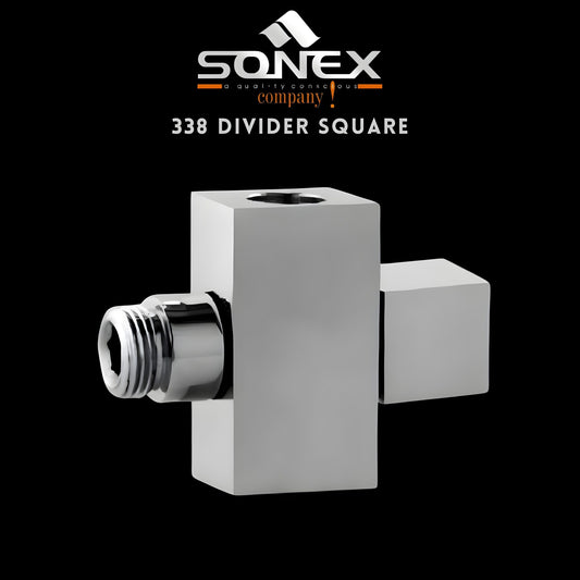 SONEX 338 Divider Square – Wall Shower Divider Square – SONEX SANITARY FITTINGS