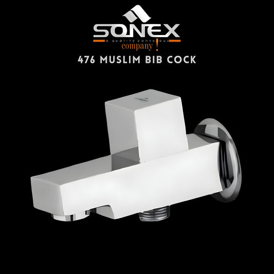 SONEX 476 Muslim Bib Cock – Double Cock – SONEX SANITARY FITTINGS