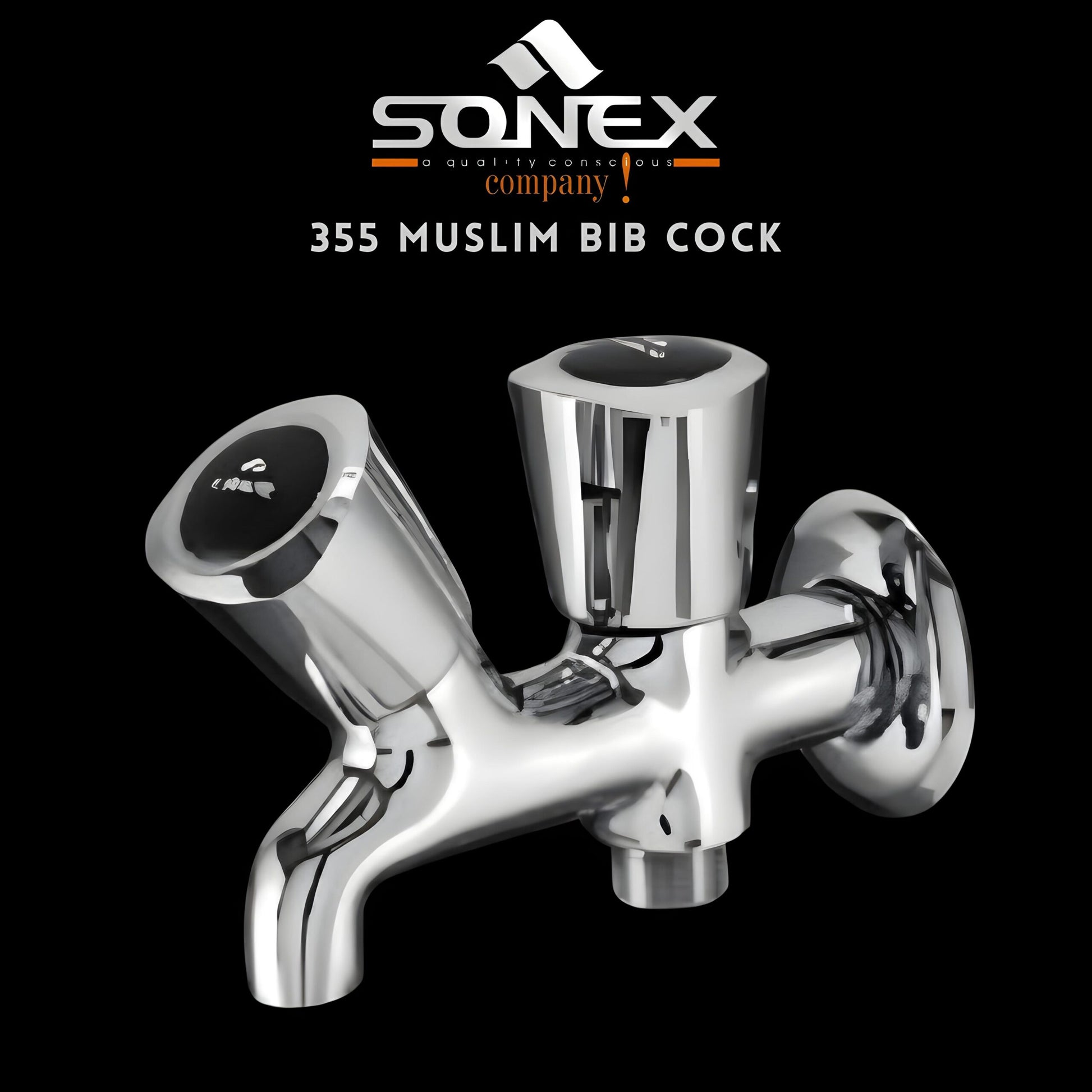 SONEX 355 Muslim Bib Cock – Double Cock – SONEX SANITARY FITTINGS