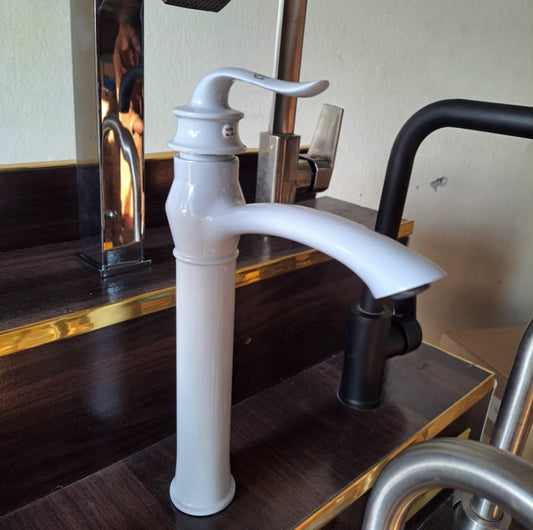 CHINA VANITY MIXER WHITE (AS)