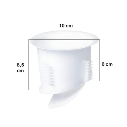 WC Hole Cover for flush smell, Rats blocker for toilet closit Quick Result (AB)