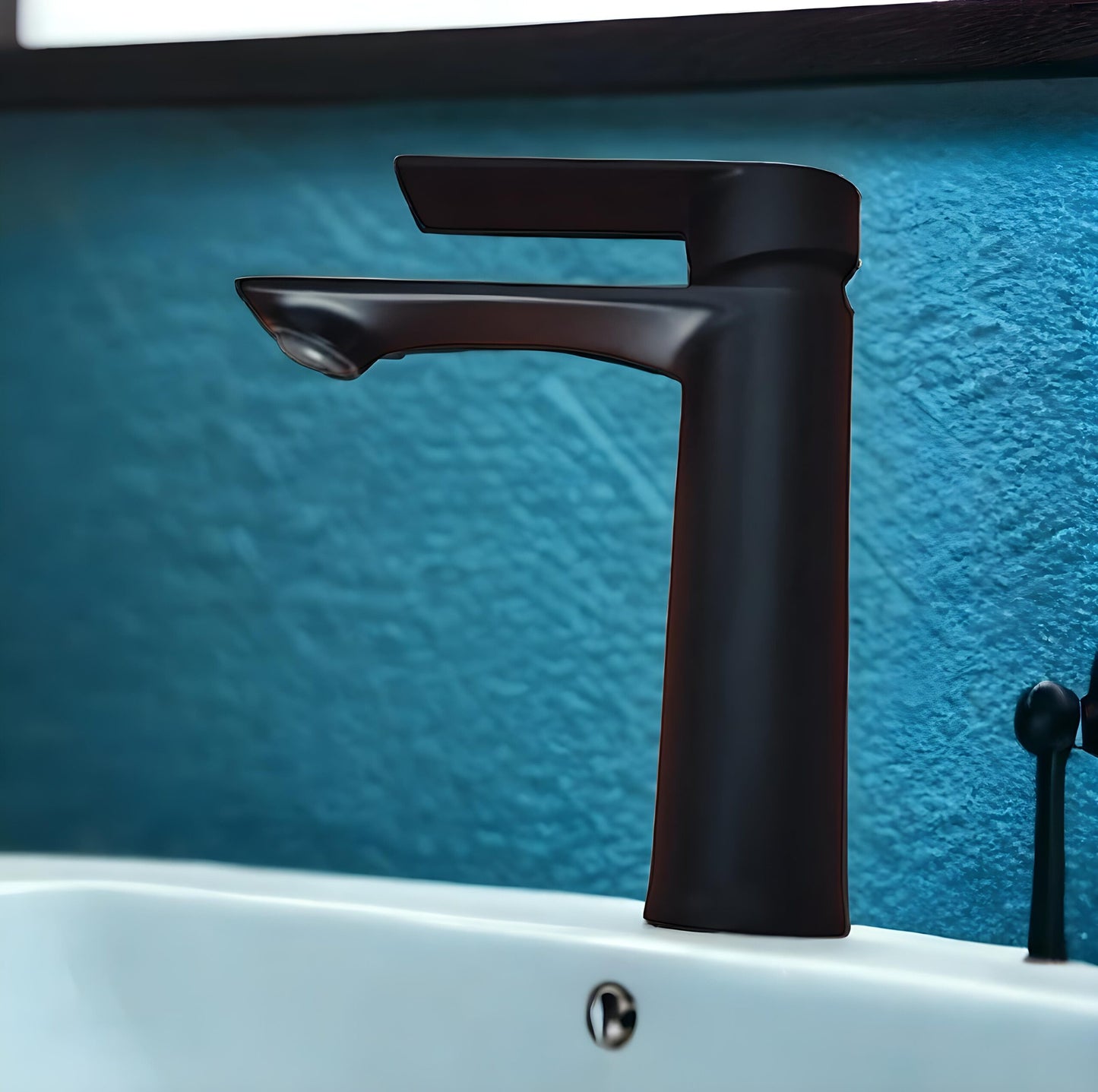 CHINA BASIN MIXER BLACK (AS)